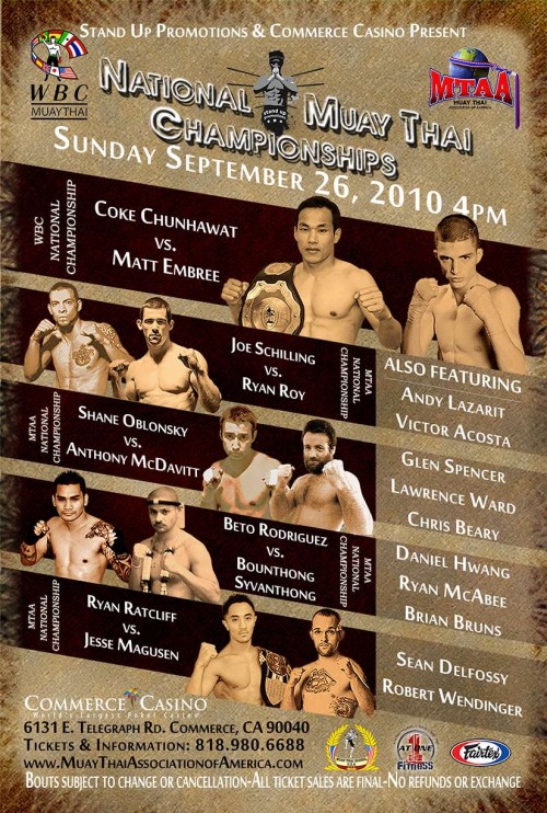 National Muay Thai Championships
