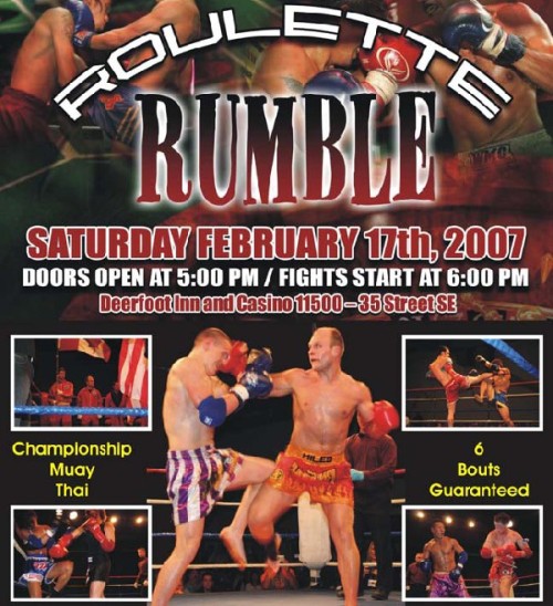 Roulette Rumble Evénement Muay Thaï International