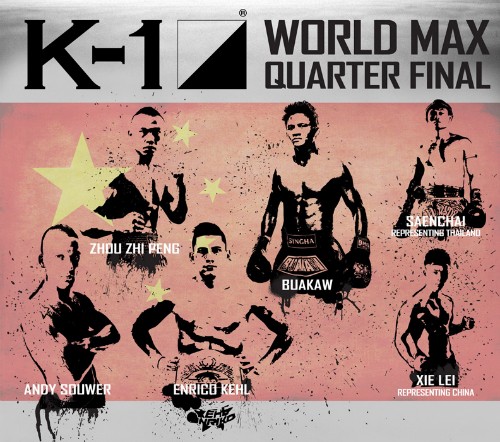 K-1 World MAX 2013 quarts finale Avec BUAKAW Andy SOUWER SAENCHAI Enriko KEHL