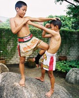 enfants Muaythaï et Thaïlande Reportage