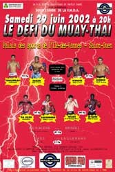 Défi Muaythaï réussi Chalunlap et Sabban confusion