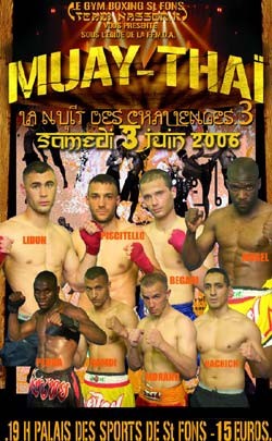 Nuit Challenges Samedi Juin 2006 à Saint Fons