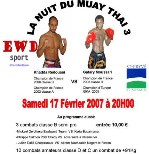 Nuit Muay Thaï 17 février 2007