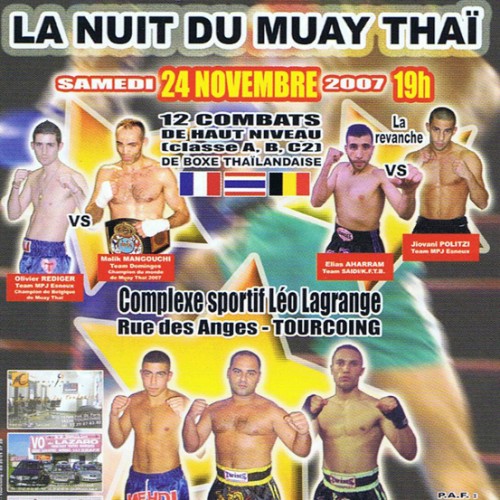 Nuit Muay Thai 24 novembre 2007