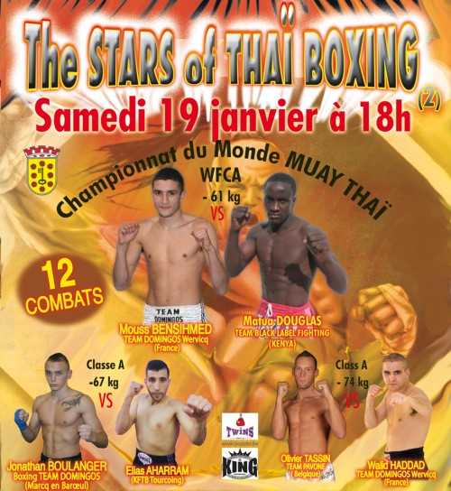 The Stars of Thaï Boxing Samedi 19 Janvier 2008
