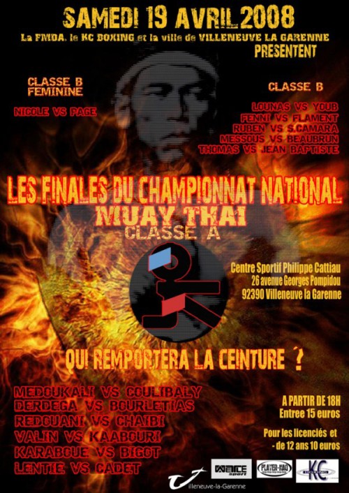 Finales Championnat National 19 avril 2008