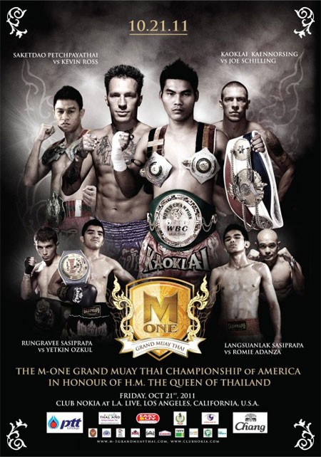 M1 Grand Muaythai 21 Octobre à Los Angeles
