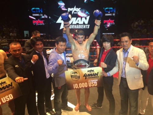 Youssef BOUGHANEM remporte tournoi MAX MUAY THAI