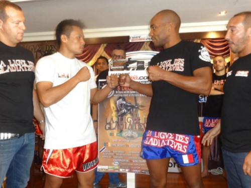 Alors Christian BERTHELY 1er combat muaythai