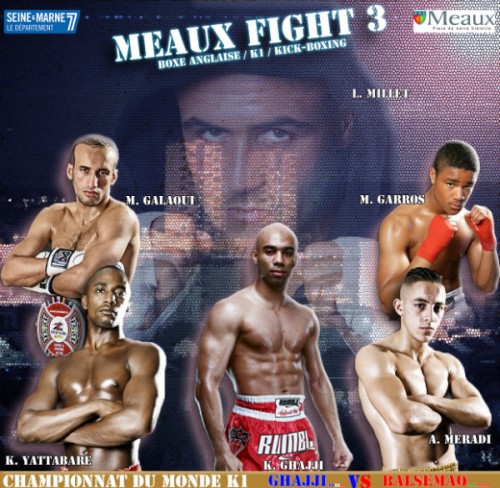 Karim GHAJJI défend son titre mondial ISKA au MEAUX FIGHT