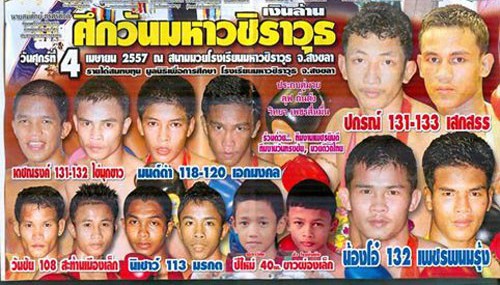Vidéos PAKORN battu par SAEKSAN