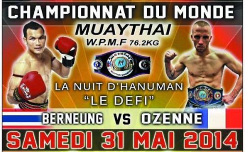 Damien OZENNE tente titre mondial contre BERNUENG