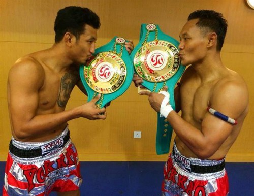 Victoires Chine SAENCHAI PAKORN KEM RUNGRAVEE et Arthur MEYER
