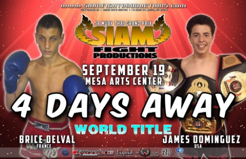 Brice DELVAL 15 ans impose par KO aux USA