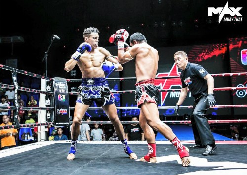 Lahoucine IDOUCHE vainqueur au 1er round au MAX MUAY THAI