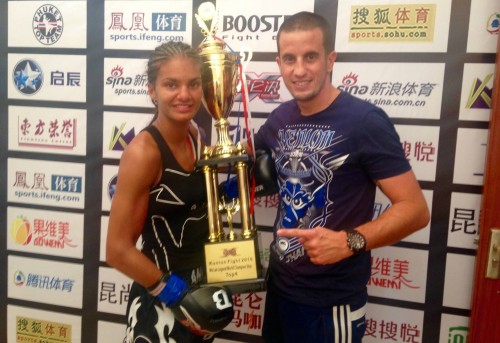 Anissa MEKSEN gagne au KUNLUN FIGHT