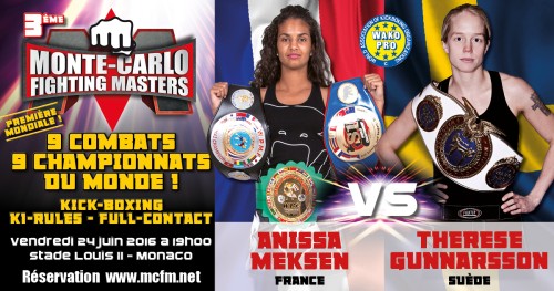 Anissa MEKSEN au MONTE CARLO FIGHTING MASTERS