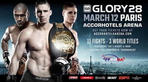 GLORY arrive à Paris