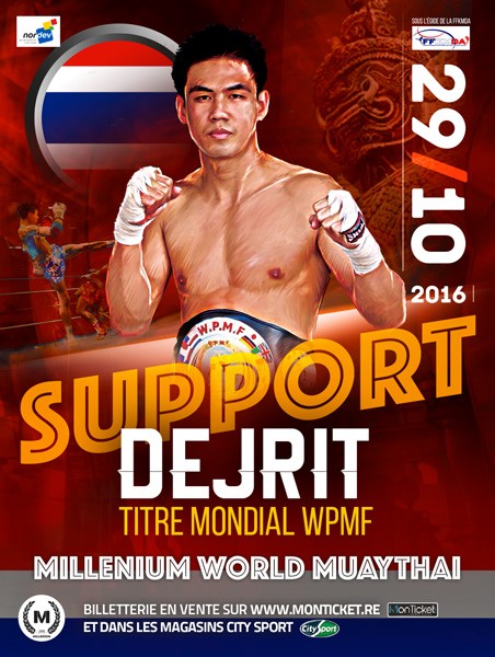 DEJRIT Poptheeratham retour sur son parcours MILLENIUM WORLD MUAYTHAI