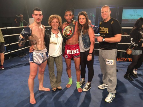 Yannick REINE champion d Europe WKN muaythai