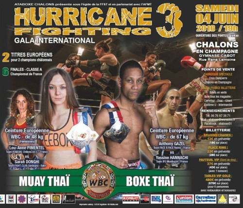 Anthony GAZEL et Lou-Anne PIMENTEL tentent titre européen WBC