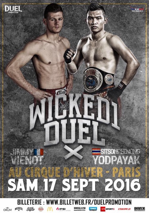 YODPAYAK Sitsongpeenong Jimmy VIENOT est moins bon clinch Interview WICKED ONE DUEL