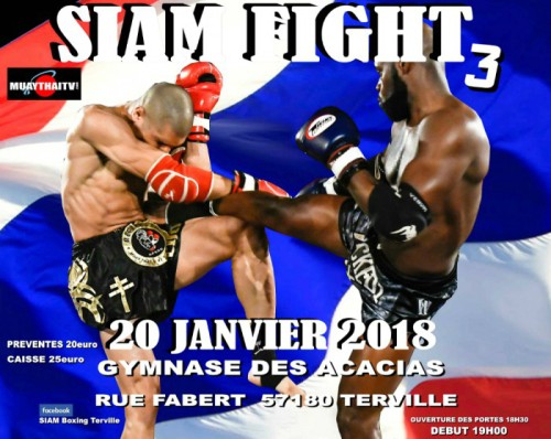 Revanche entre Kaiss NAJM et Jérémy ANTONIO au SIAM FIGHT