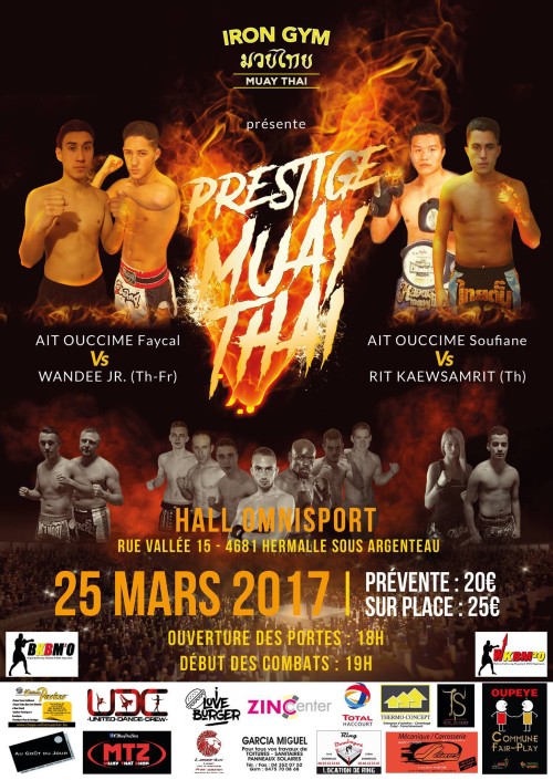 plateau 100% Muaythai pour l Iron Gym