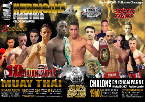 Arthur MEYER vs Hakim HAMECH et Dany NJIBA vs Lahoucine IDOUCHE à l HURRICANE FIGHTING