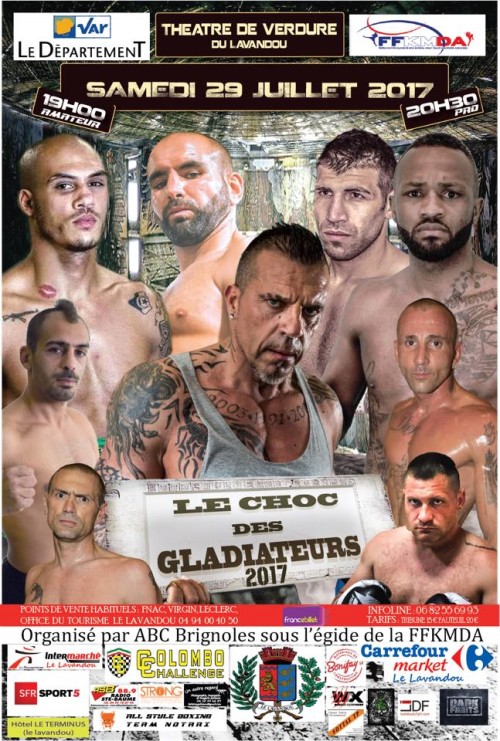 Samy SANA retour France avec CHOC GLADIATEURS
