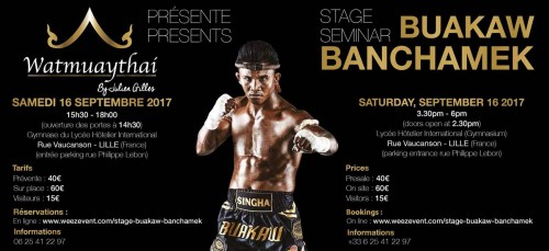 BUAKAW stage à Lille et au Luxembourg