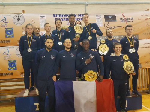 NJIBA PHOUNTOUCOS ALMEIDA et VOITURET prennent l or aux Championnats d Europe WMF