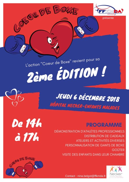 « Coeur Boxe » revient aux côtés enfants malades
