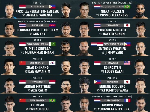 Vidéos ONE CHAMPIONSHIP Nieky HOLZKEN gagne par KO / Yohann DRAI perd par KO