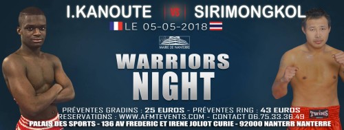 Ibrahim KANOUTE retour à WARRIORS NIGHT