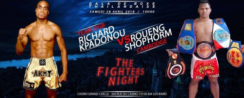 Richard KPADONOU contre Cambodgien à Aix-les-Bains