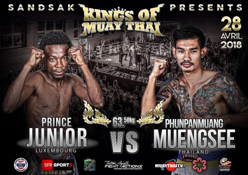 Prince JUNIOR retrouve Thaïlandais au KINGS OF MUAY THAI