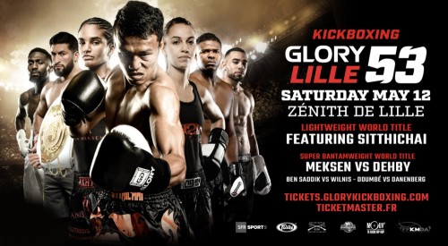 SITTICHAI rejoint GLORY 53 LILLE Cédric DOUMBE connait son adversaire