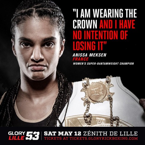 GLORY 53 LILLE interview vidéo d Anissa MEKSEN
