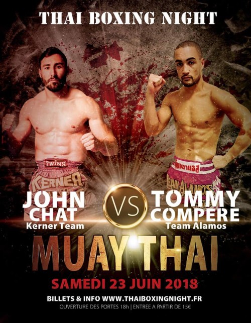THAI BOXING NIGHT Tommy COMPERE veut confirmer sa « renaissance »