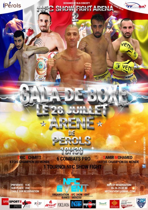 NFC show et fight arènes Pérols