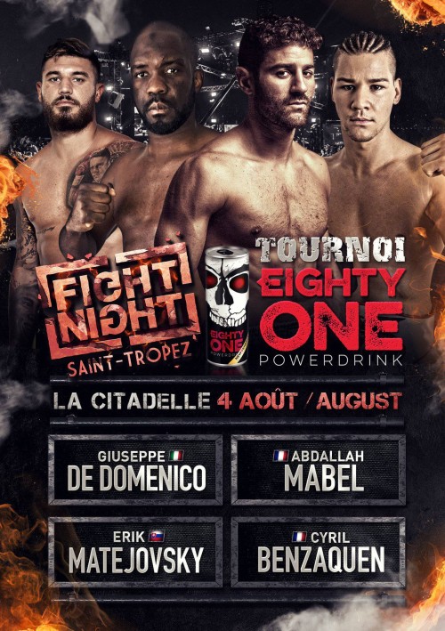 Abdallah MABEL interview FIGHT NIGHT SAINT TROPEZ
