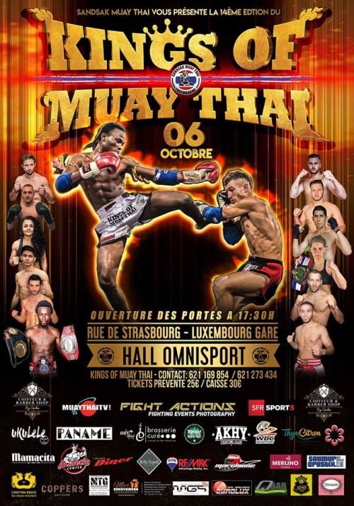 KINGS OF MUAY THAI 14 fight card