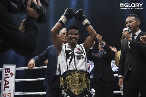 Vidéo GLORY 59 PETPANOMRUNG détrône Robin VAN ROOSMALEN