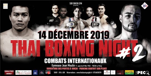 THAI BOXING NIGHT revient au Pecq avec Thaïlandais