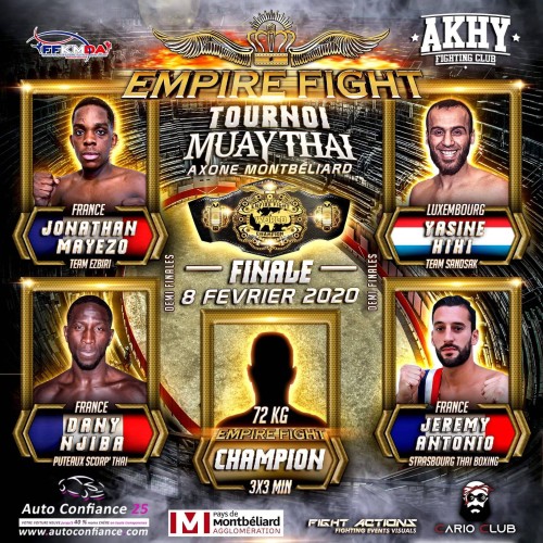 tournoi 72kg à l EMPIRE FIGHT