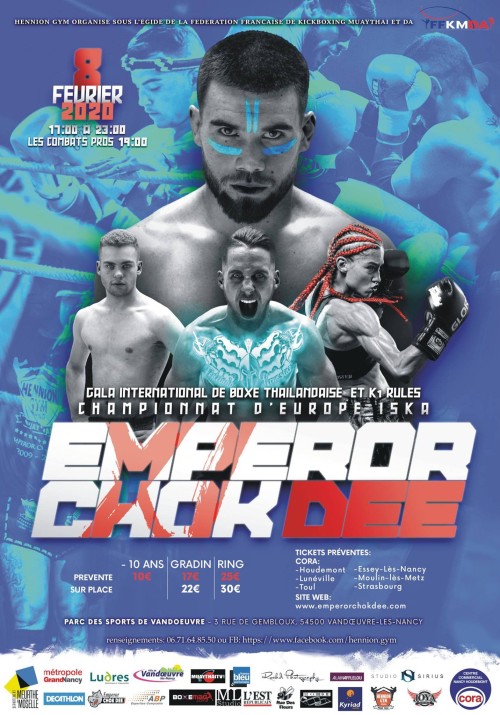 EMPEROR CHOK DEE XI fight card