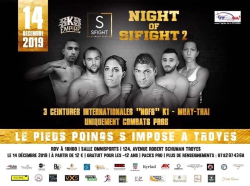 Ludivine LASNIER et Marouane SIFI remettent couvert avec NIGHT OF SIFIGHT