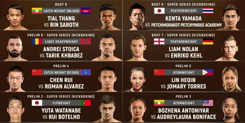 Vidéos PETMORAKOT et Enriko KEHL vainqueurs au ONE CHAMPIONSHIP