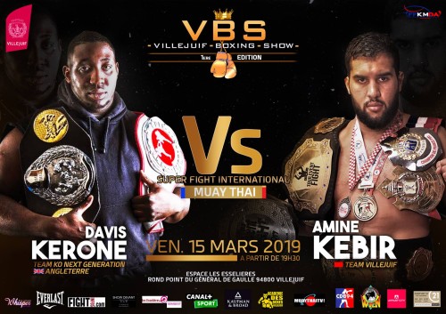 Amine KEBIR face à The Monster au VILLEJUIF BOXING SHOW